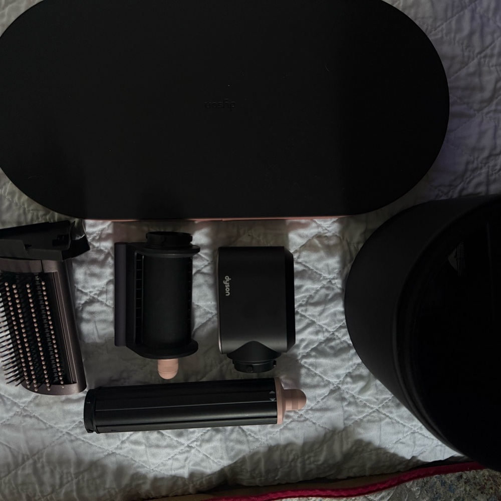 Black Dyson ATTACHMENTS AND BOX ONLY